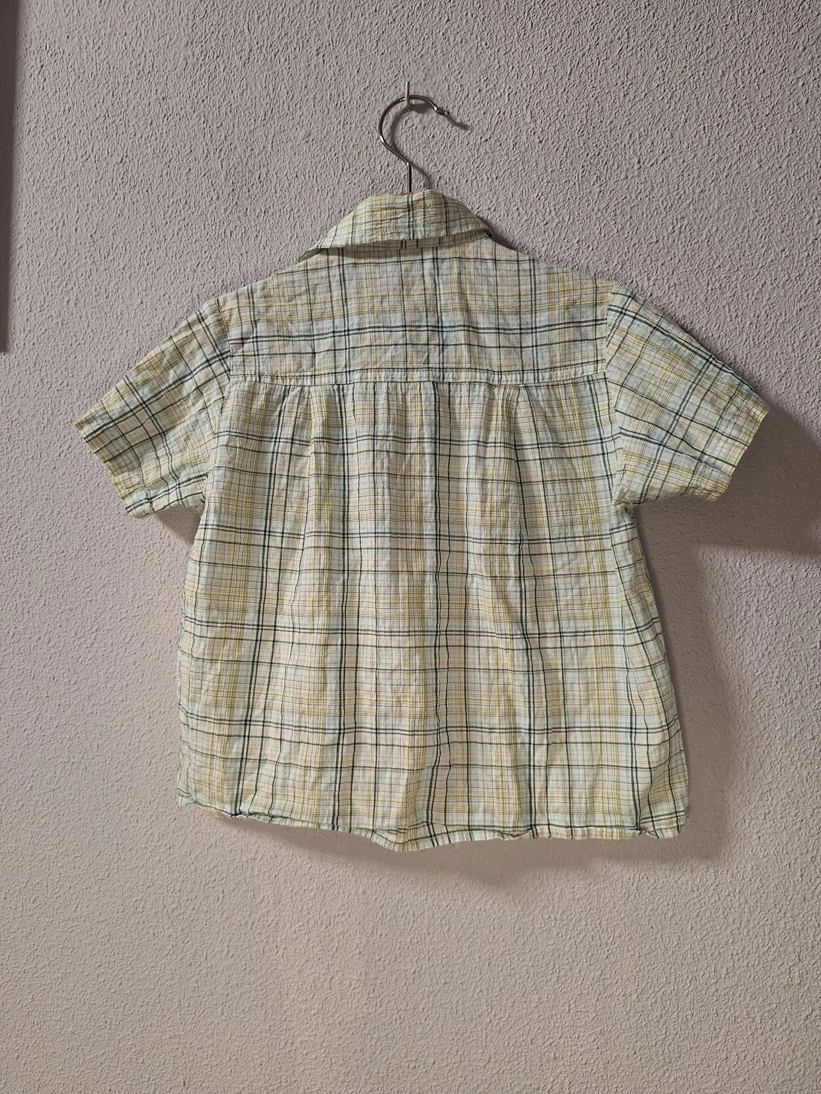 Mayoral boys' short-sleeved checkered shirt size 2 – photo 3